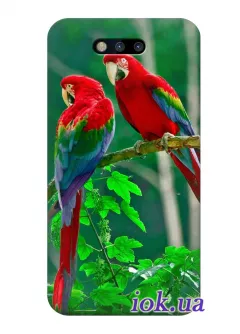 Чехол для Huawei Honor Magic - Яркие попугаи