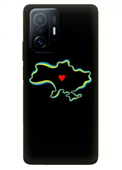 Чехол на Xiaomi 11T для патриотов Украины - Love Ukraine