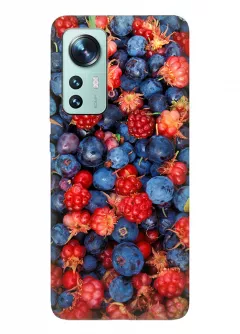 Чехол для Xiaomi 12X с аппетитным фото спелых ягод