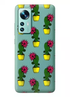 Чехол для Xiaomi 12X с тропическими кактусами
