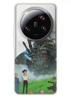 Xiaomi 13 Ultra чехол из прозрачного силикона - Ходячий замок герои аниме