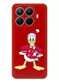 Чехол для Xiaomi 15T Pro - Новогодний Дональд Дак