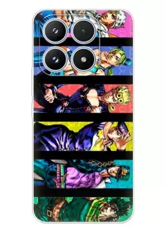 Xiaomi 17 чехол из силикона - Команда JoJo
