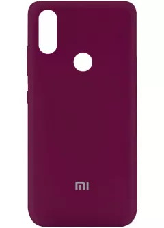 Чехол Silicone Cover My Color Full Protective (A) для Xiaomi Redmi Note 5 Pro/Note 5 (Dual Camera), Бордовый / Marsala