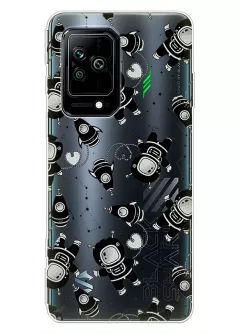 Чехол для Xiaomi Black Shark 5 с клевыми космонавтами