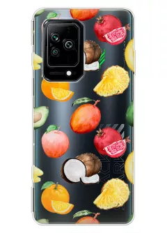 Чехол для Xiaomi Black Shark 5 с картинкой вкусных и полезных фруктов