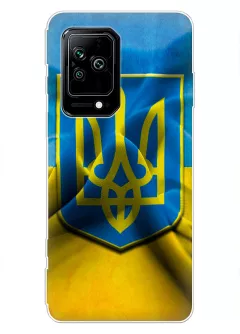 Xiaomi Black Shark 5 чехол с печатью флага и герба Украины