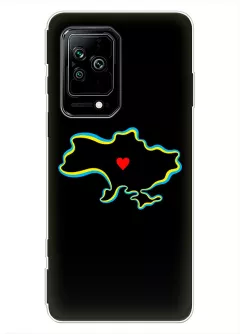 Чехол на Xiaomi Black Shark 5 для патриотов Украины - Love Ukraine