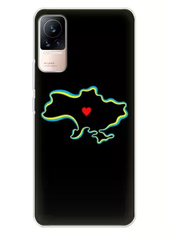 Чехол на Xiaomi Civi / Civi 1S для патриотов Украины - Love Ukraine