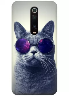 Чехол для Xiaomi Mi 9T - Кот в очках