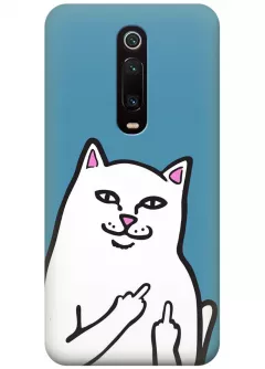 Чехол для Xiaomi Mi 9T Pro - Кот с факами