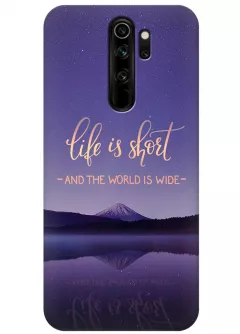 Чехол для Xiaomi Redmi Note 8 Pro - Life is short