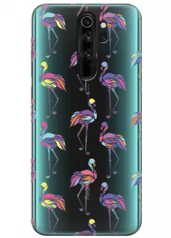 Чехол для Xiaomi Redmi Note 8 Pro - Экзотические птицы