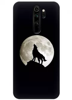 Чехол для Xiaomi Redmi Note 8 Pro - Воющий волк