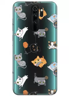 Чехол для Xiaomi Redmi Note 8 Pro - Котятки