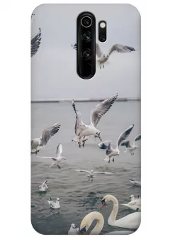 Чехол для Xiaomi Redmi Note 8 Pro - Морские птицы