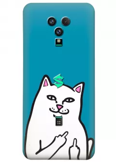 Чехол для Xiaomi Black Shark 3S - Кот с факами