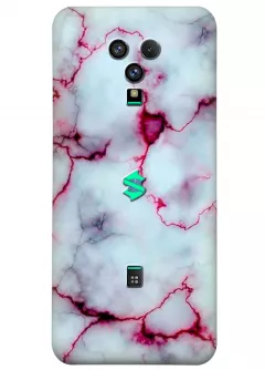 Чехол для Xiaomi Black Shark 3S - Розовый мрамор