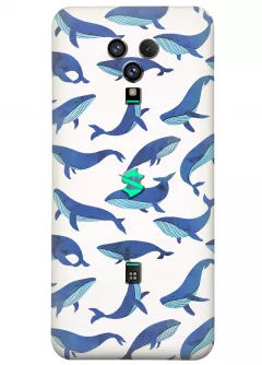Чехол для Xiaomi Black Shark 3S - Киты