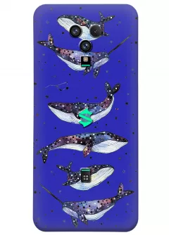 Чехол для Xiaomi Black Shark 3S - Киты единороги