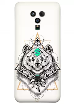 Чехол для Xiaomi Black Shark 3S - Медведь индеец