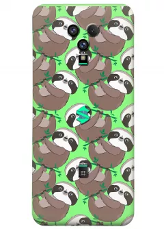 Чехол для Xiaomi Black Shark 3S - Ленивцы