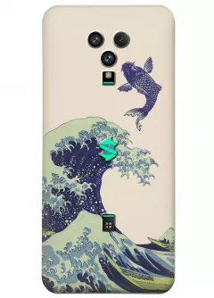 Чехол для Xiaomi Black Shark 3S - Волна в Канагаве