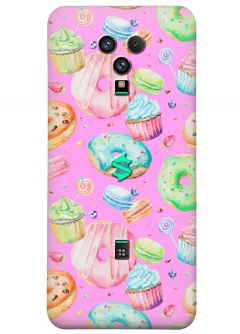 Чехол для Xiaomi Black Shark 3S - Пончики