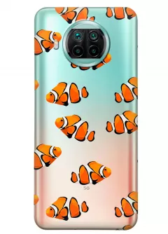 Прозрачный чехол для Xiaomi Mi 10T Lite - Рыбки