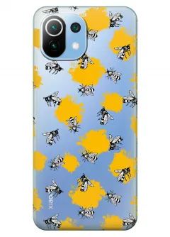 Чехол для Xiaomi Mi 11 Lite 5G - Пчелы