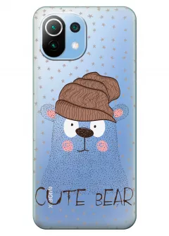 Чехол для Xiaomi Mi 11 Lite 5G - Медведь