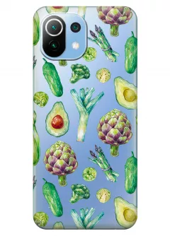 Чехол для Xiaomi Mi 11 Lite 5G - Полезные овощи