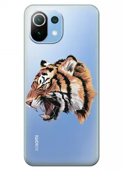 Чехол для Xiaomi Mi 11 Lite 5G - Тигр
