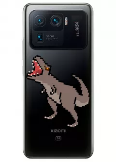 Чехол для Xiaomi Mi 11 Ultra - Пиксельный динозавр