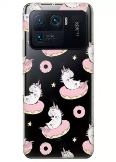 Чехол для Xiaomi Mi 11 Ultra - Единороги на пончиках