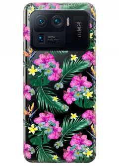 Чехол для Xiaomi Mi 11 Ultra - Тропические цветы