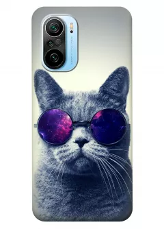 Чехол для Xiaomi Mi 11i - Кот в очках