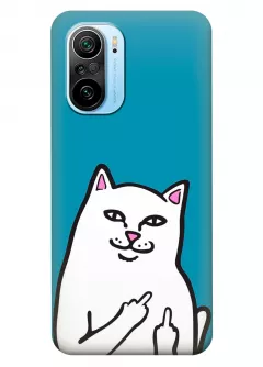 Чехол для Xiaomi Mi 11X Pro - Кот с факами
