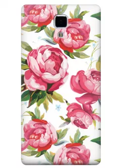 Чехол для Xiaomi Mi4 - Розовые Пионы