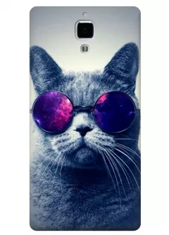 Чехол для Xiaomi Mi4 - Кот в очках