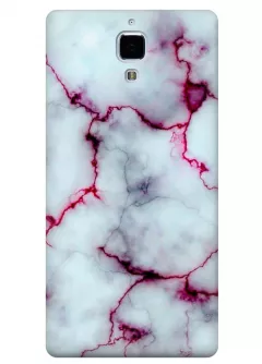 Чехол для Xiaomi Mi4 - Розовый мрамор