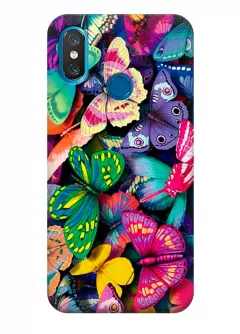 Чехол для Xiaomi Mi 8 - Бабочки