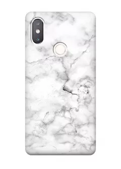 Чехол для Xiaomi Mi 8 SE - Белый мрамор