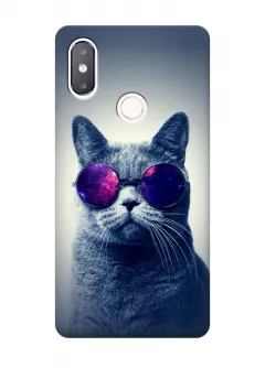 Чехол для Xiaomi Mi 8 SE - Кот в очках