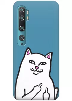Чехол для Xiaomi Mi CC9 Pro - Кот с факами