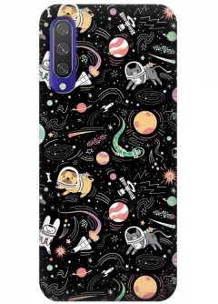 Чехол для Xiaomi Mi CC9e - Animal astronauts