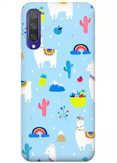 Чехол для Xiaomi Mi CC9 - Ламы