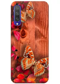 Чехол для Xiaomi Mi CC9 - Бабочки на дереве