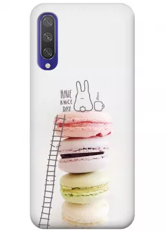 Чехол для Xiaomi Mi CC9e - Зайка на макарунах