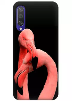 Чехол для Xiaomi Mi CC9 - Пара фламинго